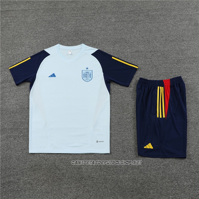 Chandal del Espana 23-24 Manga Corta Azul - Pantalon Corto